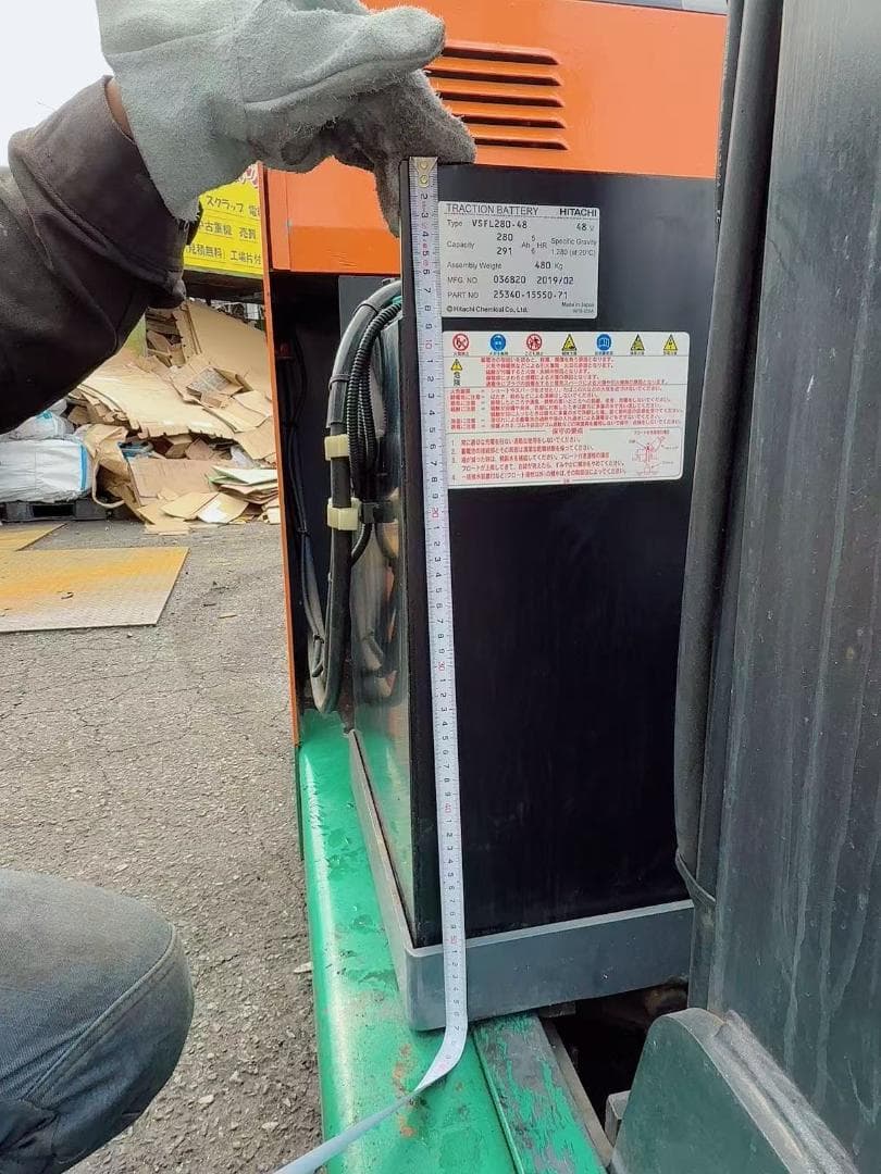 トヨタフォークリフトバッテリーVSFL280-48 48V 480KG2019年 - メルカリ