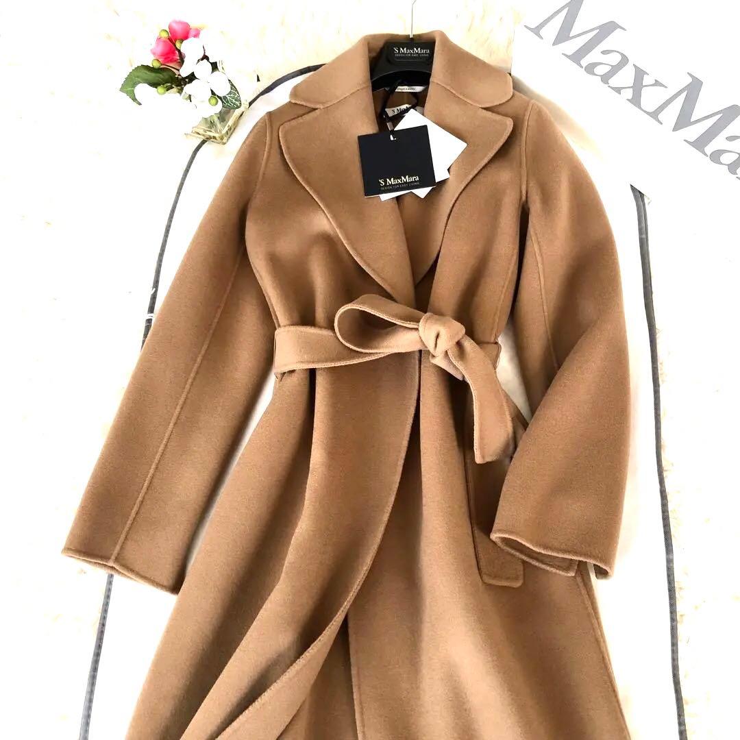 新品タグ付【マックスマーラ】38クチートアマーノ キャメル シルク