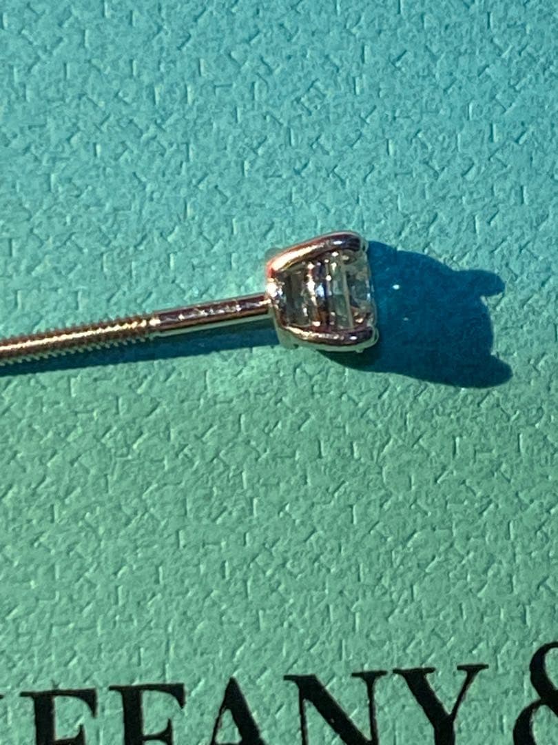 Tiffany & Co. ダイヤスタッドピアス　0.21ct VVS1 片方