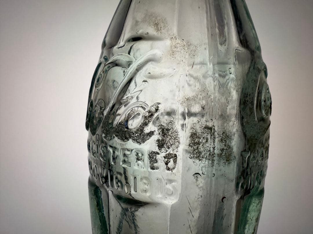 C2 1920年代 コカコーラ コンツァーボトル ライトグリーン 瓶
