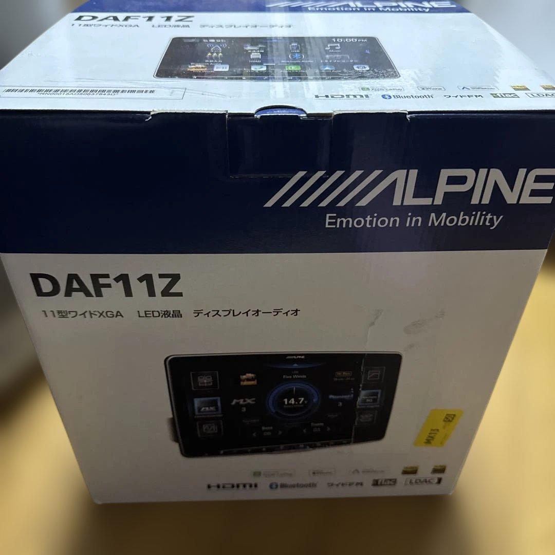 アルパイン 11型 ディスプレイオーディオ フローティングビッグ DAF11Z ALPINE（アルパイン） DAF11Z 11インチ ディスプレイオーディオ