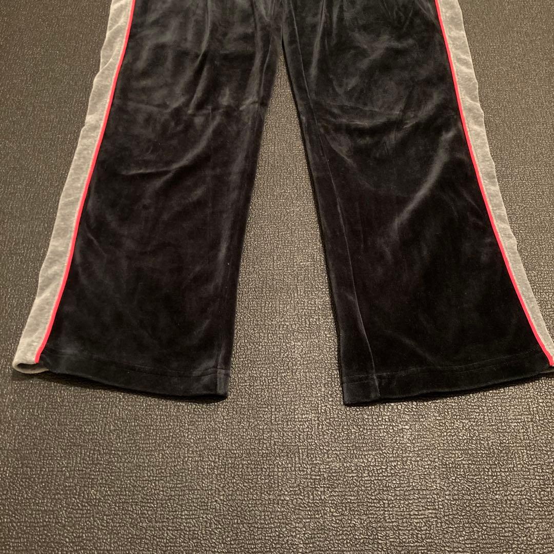 極美品 希少 PUMAベロア ジャージ セットアップ 上L 下LLサイズ 黒