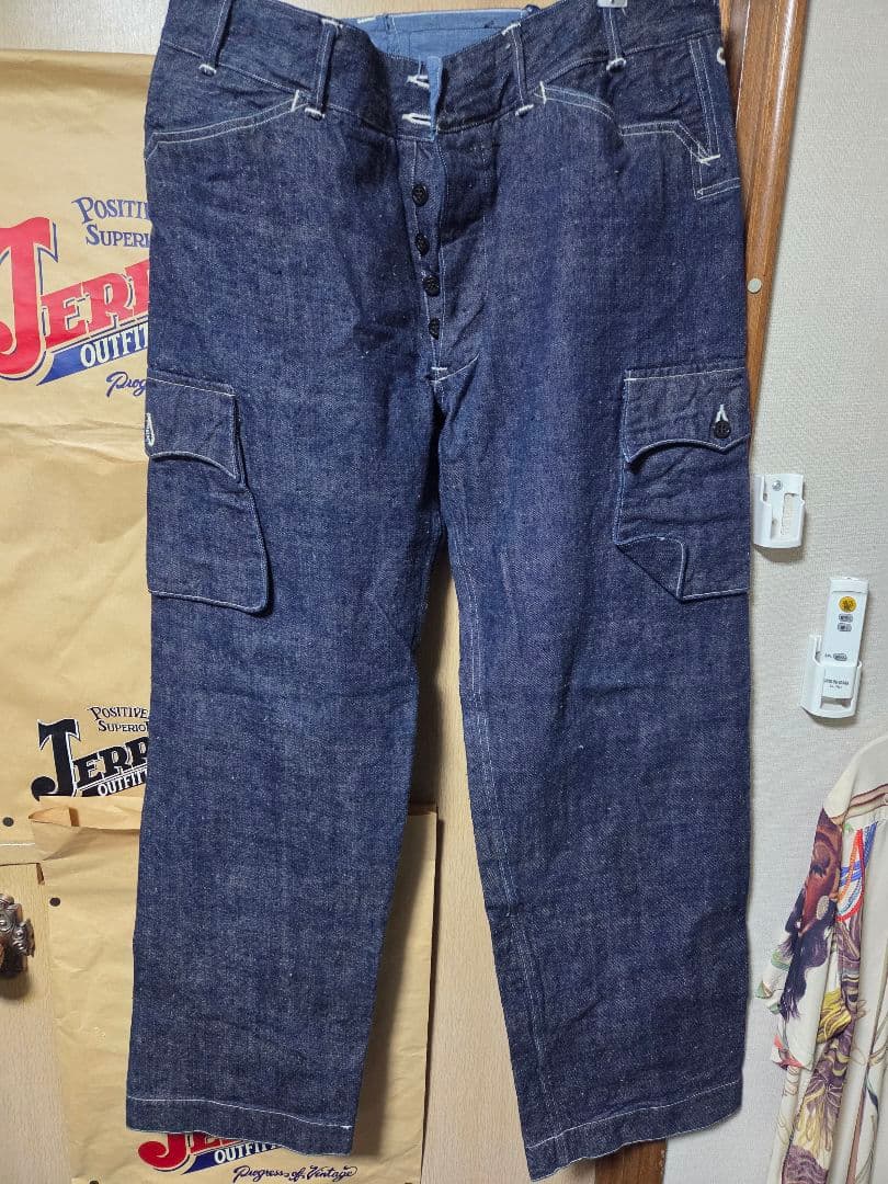 SUGAR CANE シュガーケーン ミスターフリーダム デニムカーゴパンツ SUGAR CANE ミスターフリーダム × シュガーケーンMister Freedom Sugar