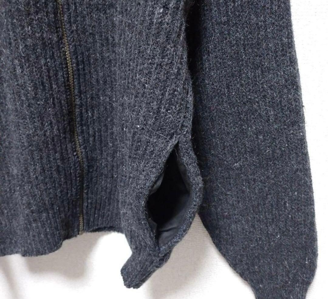 希少サイズ USA製 L.L.Bean アルパカ混 ドライバーズニット MIX