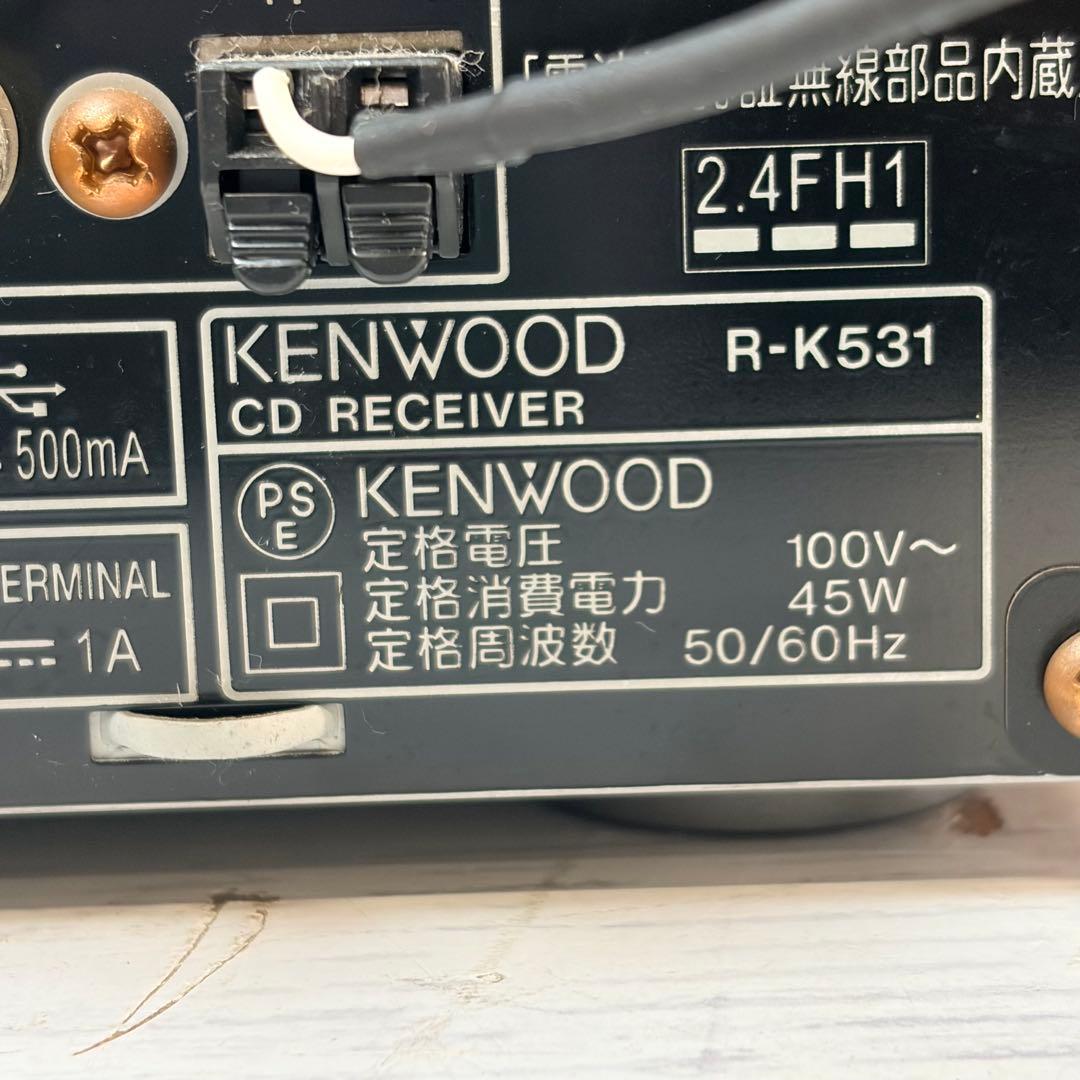 KENWOOD R-K531 LS-K531-b 2013年製 コンポ リモコン 特別