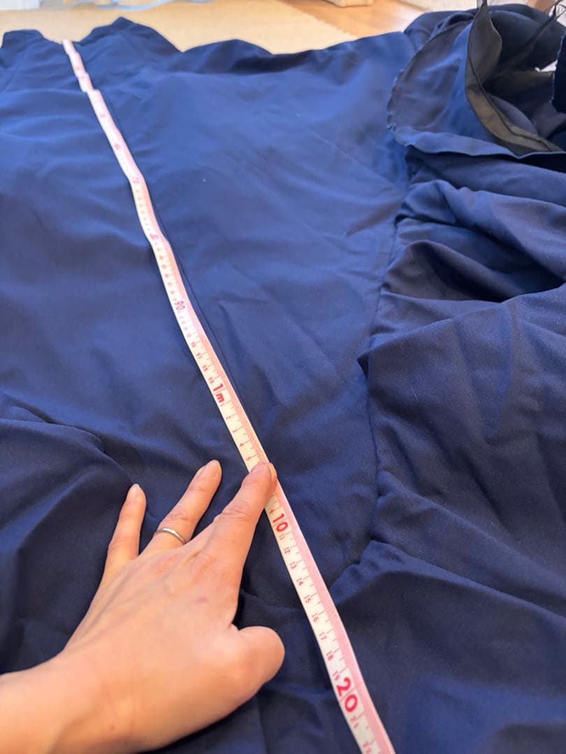 フラメンコ バタデコーラ 濃紺 ネイビー 舞台衣装 - メルカリ