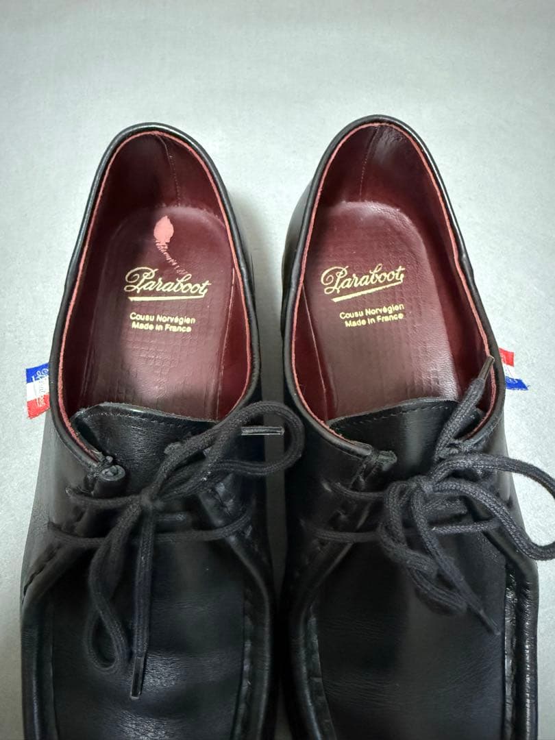 美品 Paraboot MICHAELパラブーツ ミカエル トリコタグ 40.5 - メルカリ