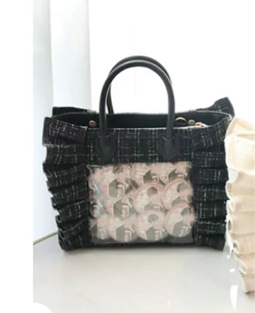 リリディ 痛バ 痛バッグ ブラック 黒 楽天市場】【楽天 総合 1位】リリディ 痛バ 推し活バッグ ツイード