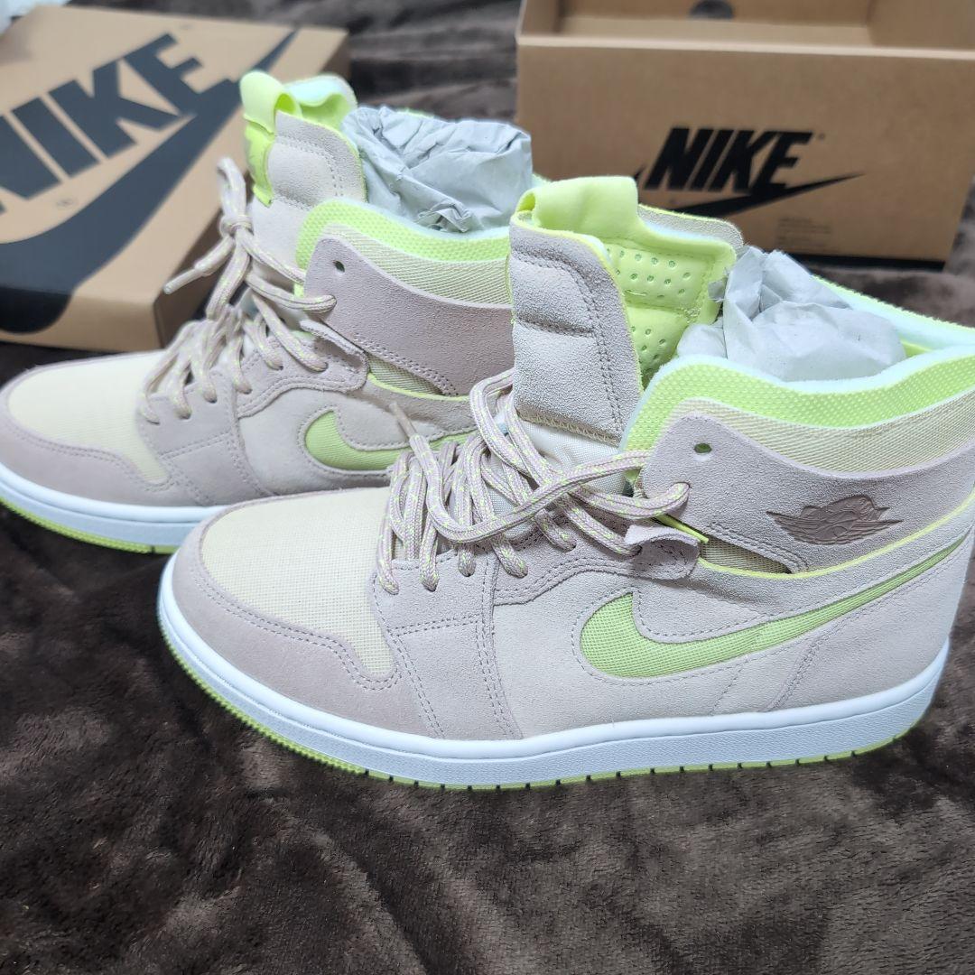 NIKE Air Jordan 1 Zoom Comfort ベージュ/ライム NIKE公式】エア ジョーダン 1 ズーム コンフォート 2 メンズシューズ