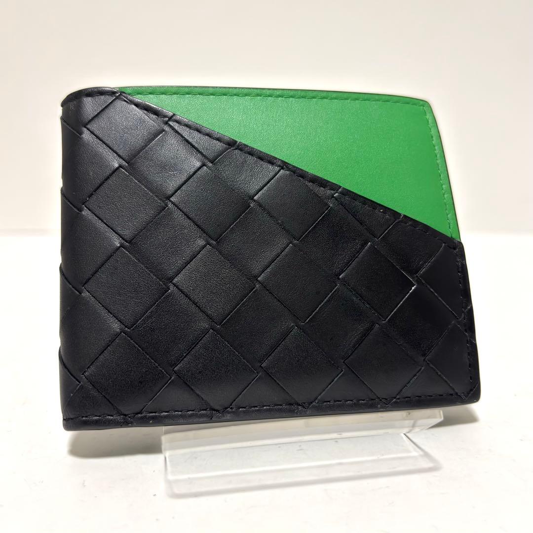 548✨極美品✨ボッテガヴェネタ 二つ折り財布 イントレチャート
