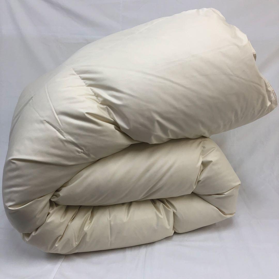 羽毛布団 シングル ニューゴールド 生成り 日本製 150×210cm 特価