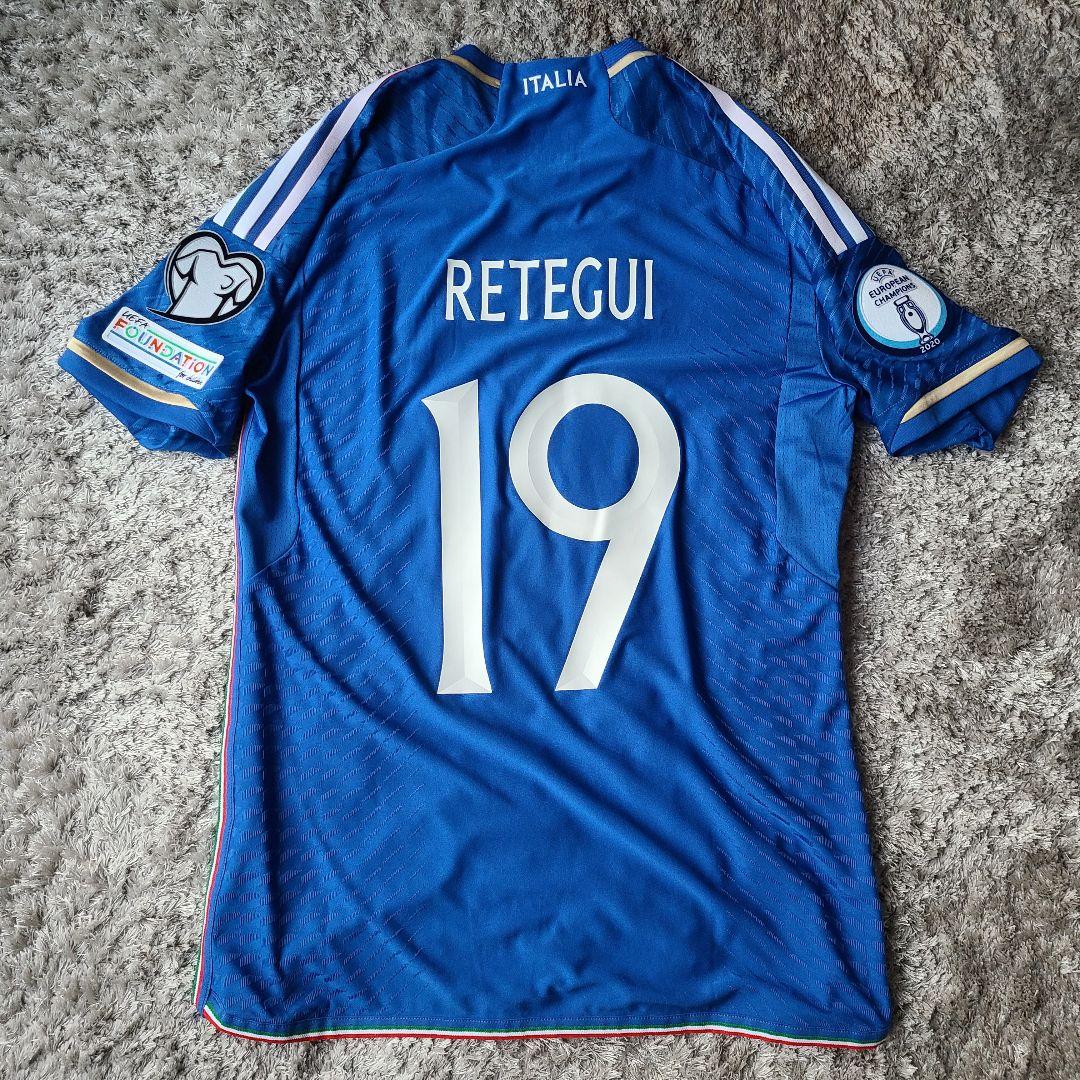 実使用/支給品 マテオ・レテギ イタリア代表 マテオ・レテギ、イタリアに住んだことがなく、イタリア語を話さなかっ