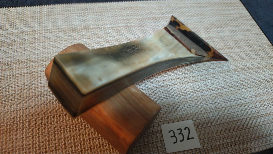 三味線バチ【送料無料】332白水牛ALL天然素材