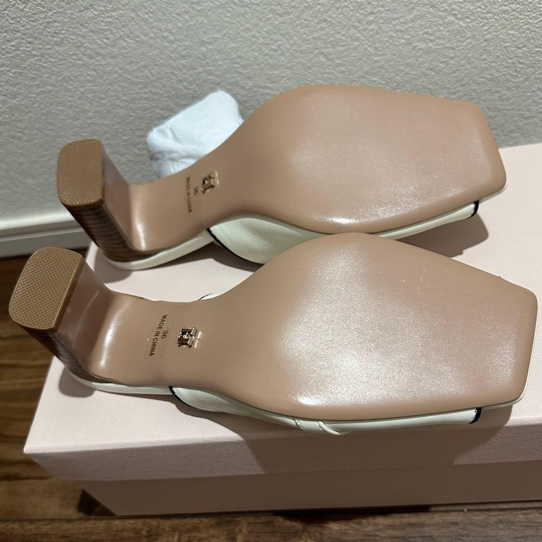 お値下げOK】Her lip to Bit Square-Toe Mules - メルカリ
