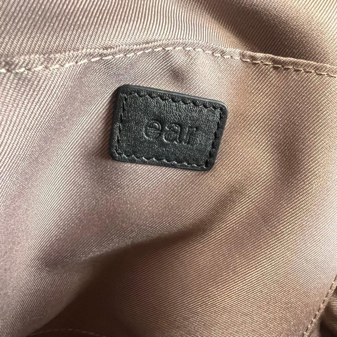 美品 イアパピヨネ 《A４対応/本革》レザースタンドリュック2 ブラック