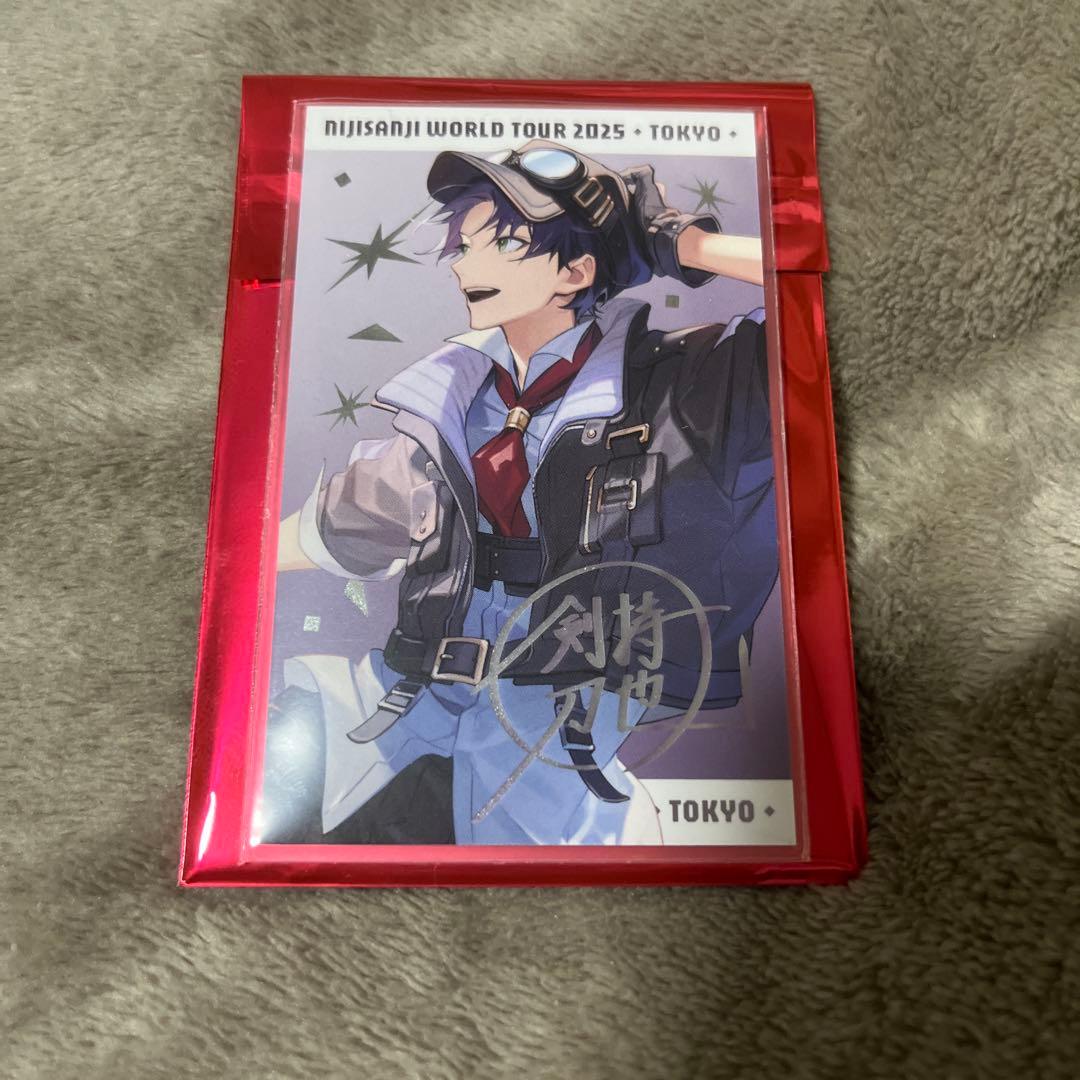 本日値下げ】にじさんじ SitR 2025 東京公演 チェキ風カード 剣持刀也