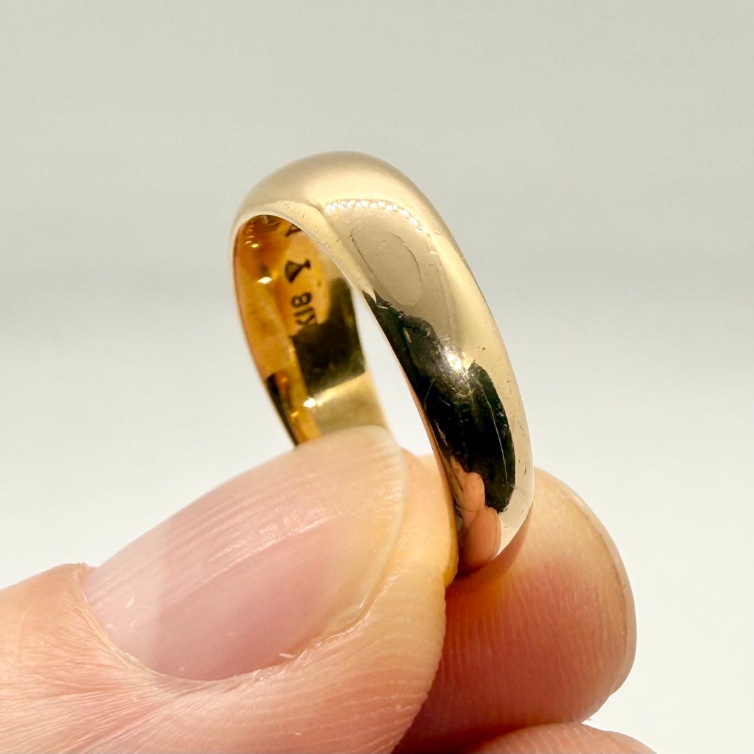 K.A.Y.R.KK18 中丸リング 15号 5.88g 地金リング