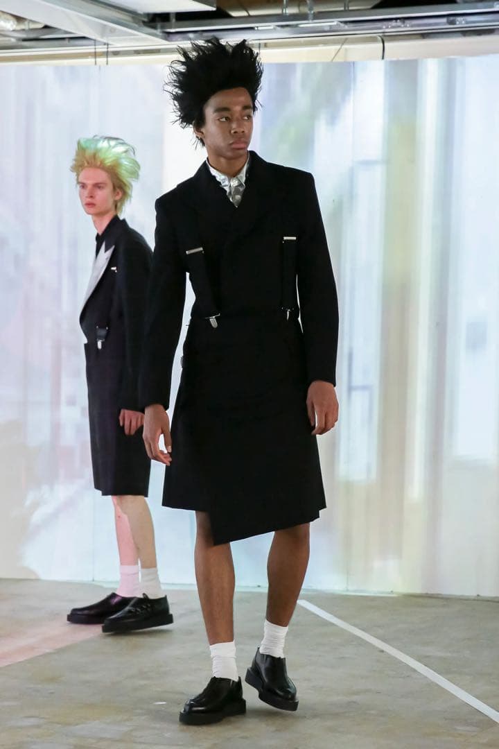 g*y様 CDG HOMME PLUS サスペンダー - メルカリ