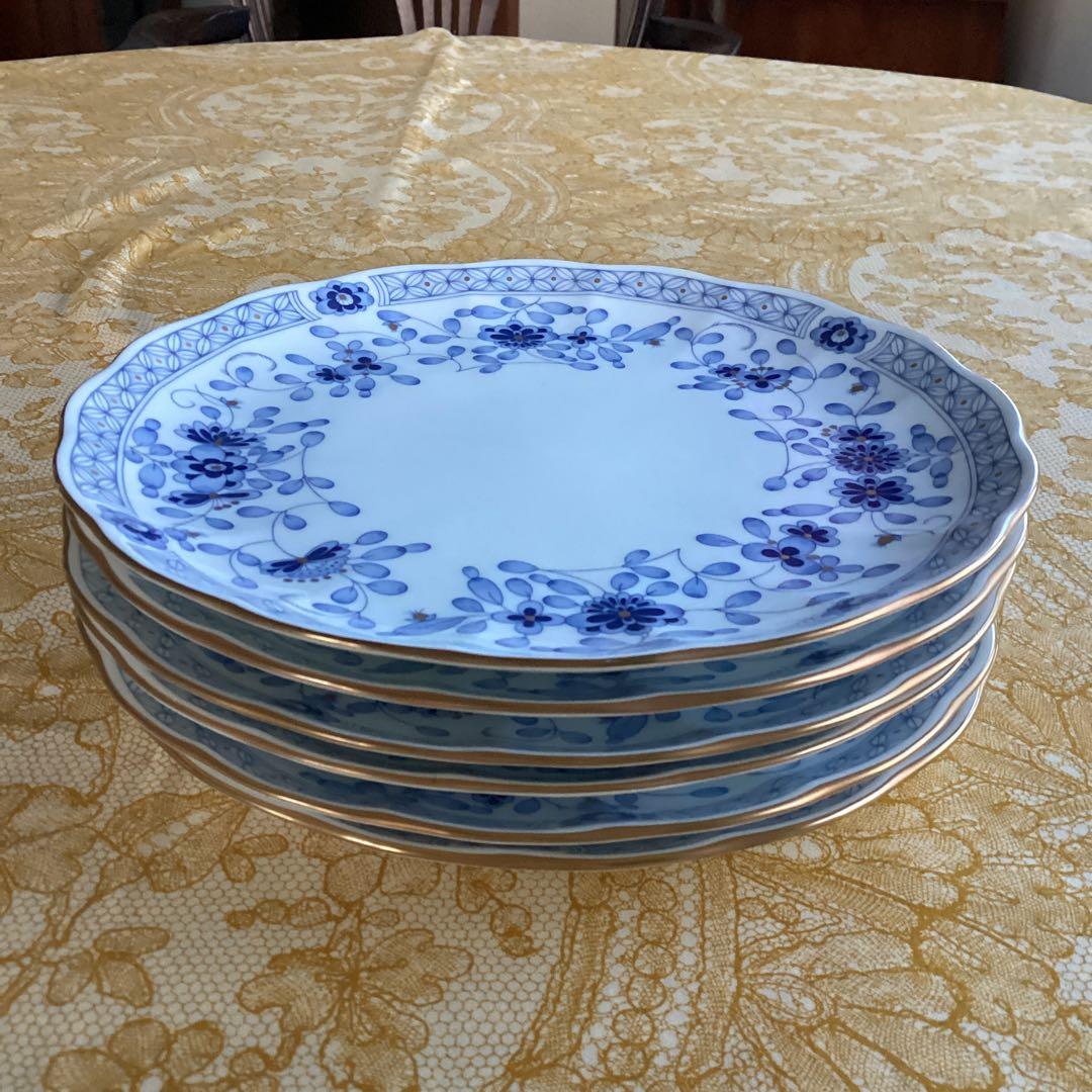 《NARUMIナルミ　ミラノ》ティータイムセット20cm皿6枚＆サービスプレート