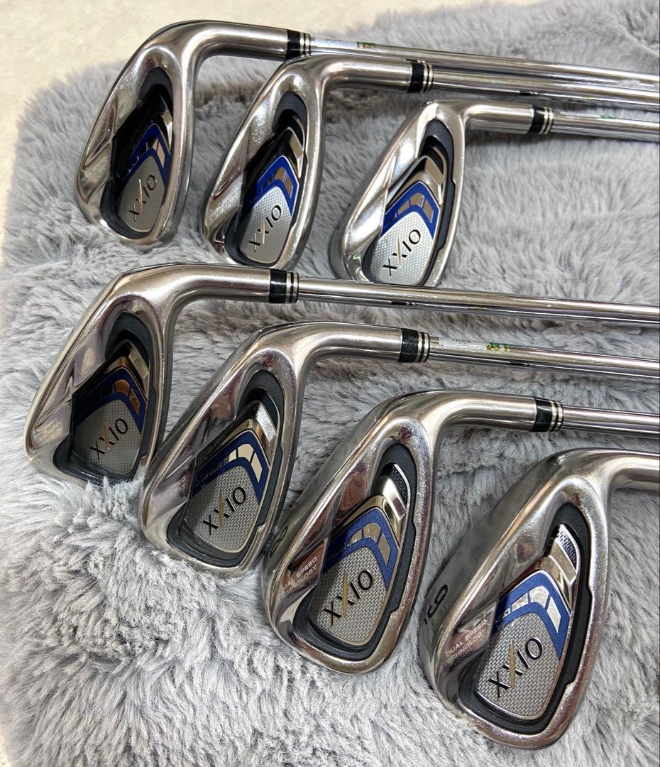 9代目ゼクシオ XXIO9 メンズアイアン7本 セット スチール R 9代目ゼクシオ XXIO9 メンズアイアン7本 セット スチール R 良品】9