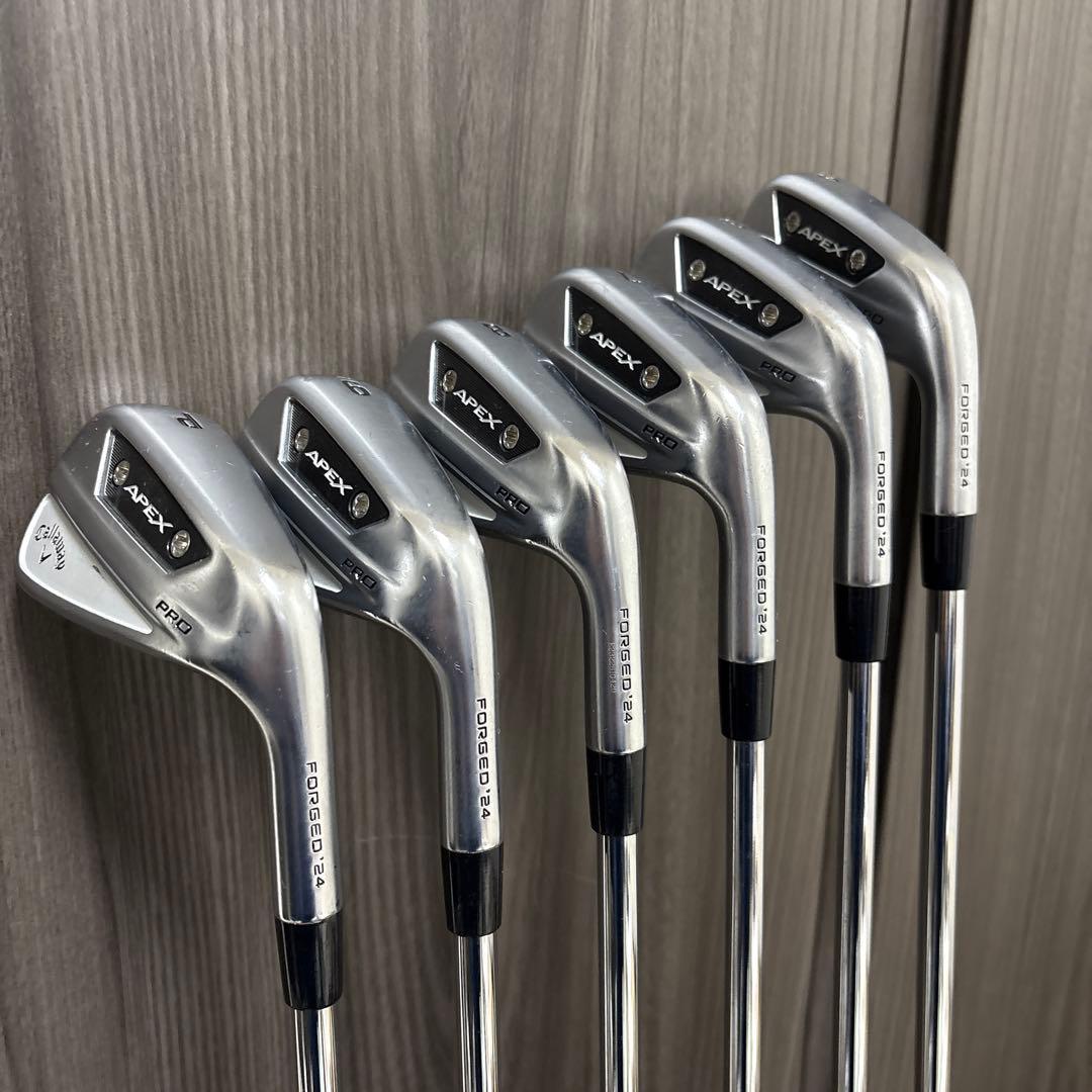 キャロウェイ APEX PRO 2024 DG MID 115 6本セット APEX MB 2024 DG MID 115(JP) 6S キャロウェイ アイアンセット クラブ