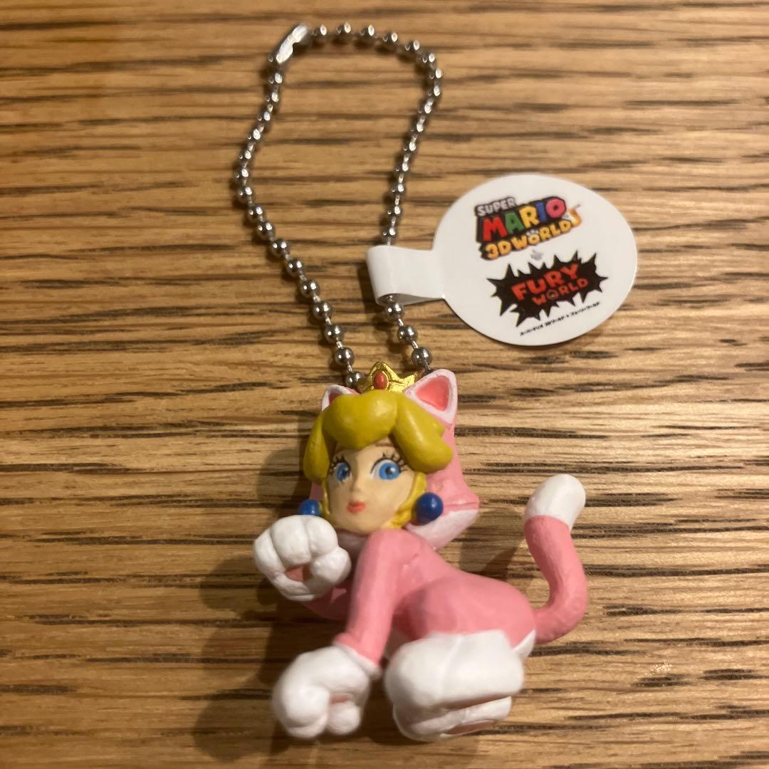 MARIO 3Dworld 猫ピーチ姫 かわいい コレクション キーホルダー - メルカリ