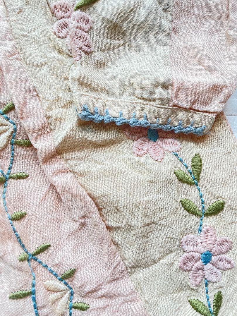 Apolina 刺繍入り長袖ワンピース 3-5y - メルカリ