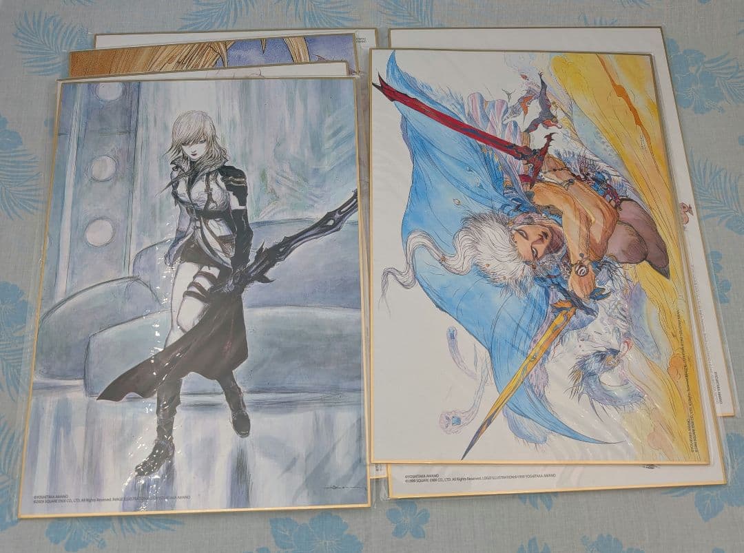 天野喜孝ファンクラブ限定A4 色紙 天野喜孝 ファイナルファンタジー等