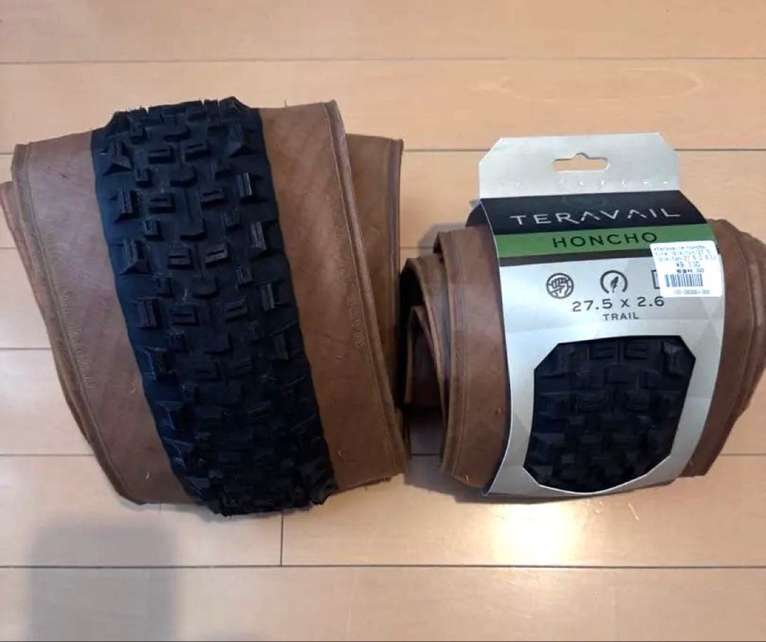 美品TERAVAIL HONCHO 27.5 x 2.6 タイヤ 2本セット