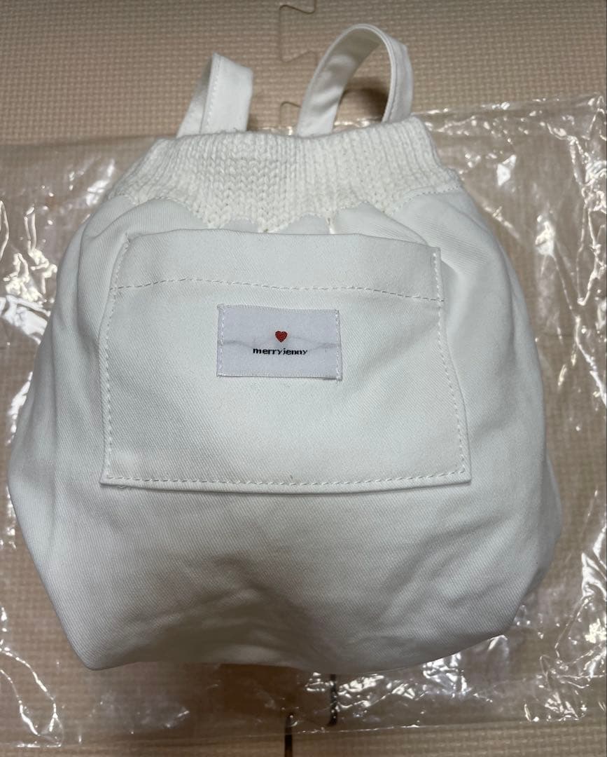 merry Jenny ブランドタグ付きわんわんポシェットオフホワイト - メルカリ