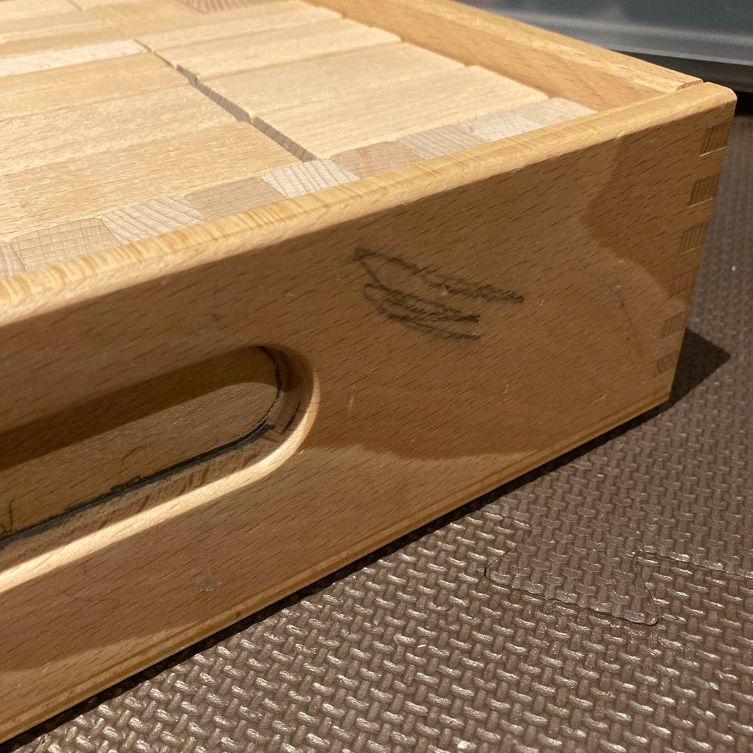 値下げ！フレーベル積み木 大(2ピースだけかけている) 楽天市場