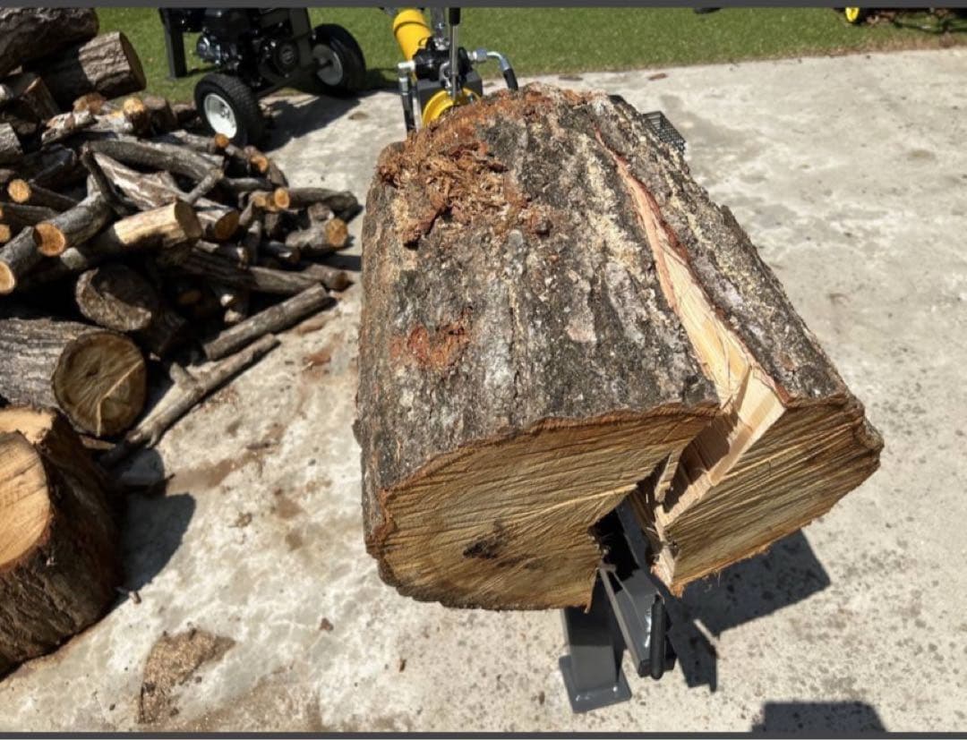 Exect 十字割刃も付属 薪割り機破砕力18T - メルカリ