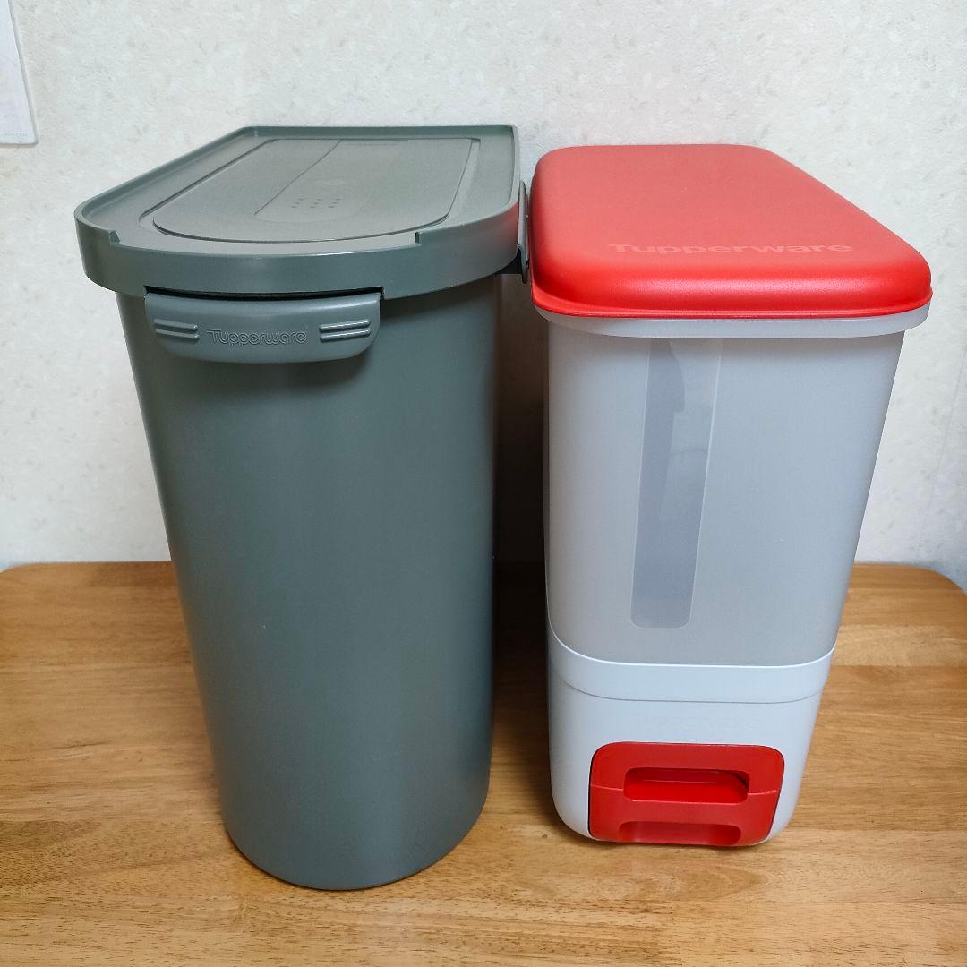 タッパーウェア 米びつ ライスディスペンサー ストッカー キッチン