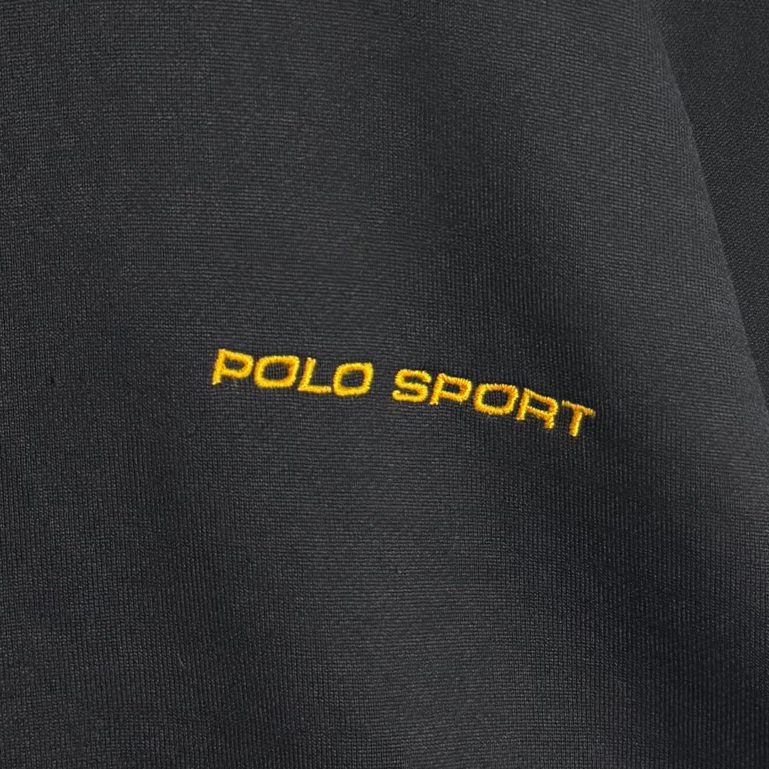 3674【希少・美品】90s ポロスポーツ 両面刺繍ロゴ トラックジャケット