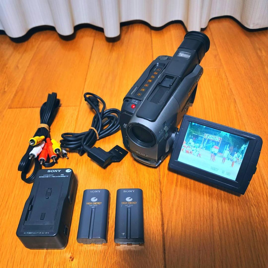 【動作確認済】SONY 高画質 8ミリ Hi8 ビデオカメラ ACアダプタセット Amazon.com : Sony Camcorder for 8mm Digital8 Hi8 Tape Transfer to