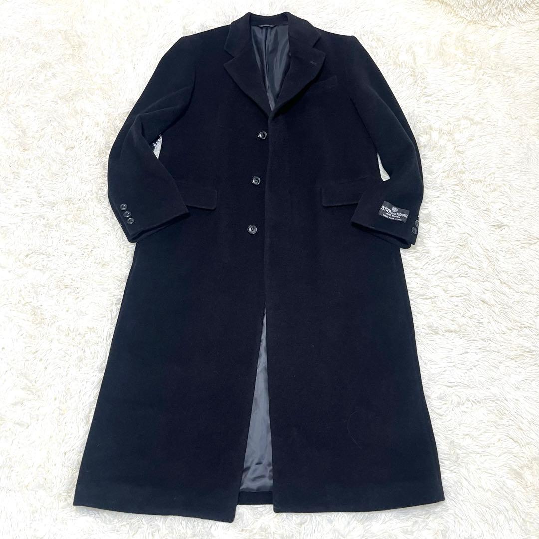 YOSHIYUKI KONISHI マキシ丈 チェスターコート　アルパカ　モヘア 楽天市場】アルパカ混ウールコート チェスターコート メンズ ロング