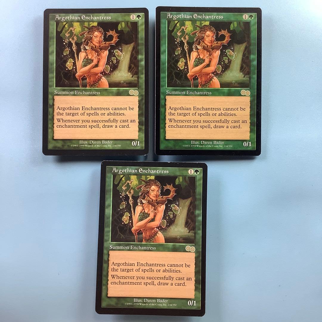 アルゴスの女魔術師　USG英語3枚セット アルゴスの女魔術師 USG英語3枚セット MTG アルゴスの女魔術師[USG