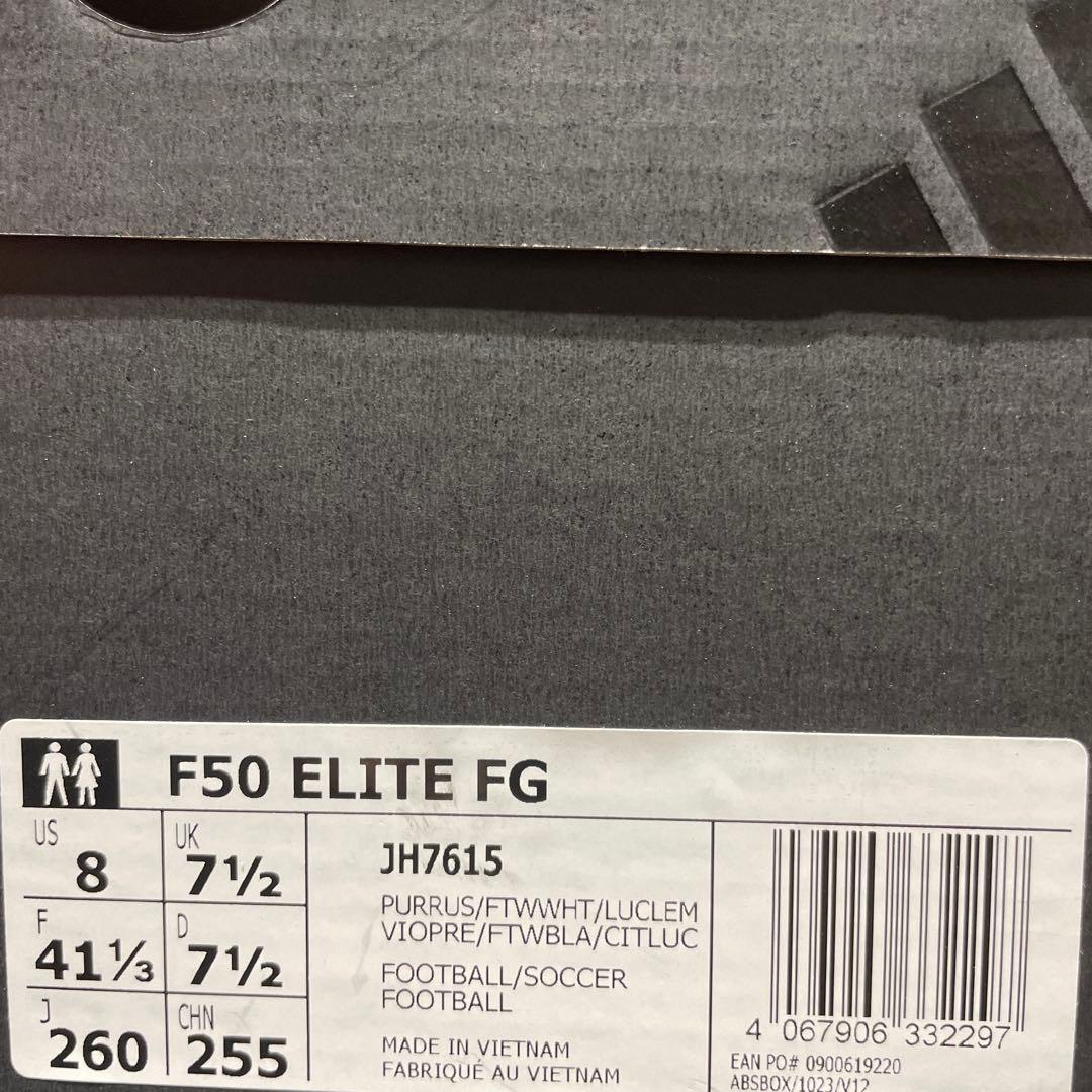 【新品】adidas F50 ELITE FG 26.0cm