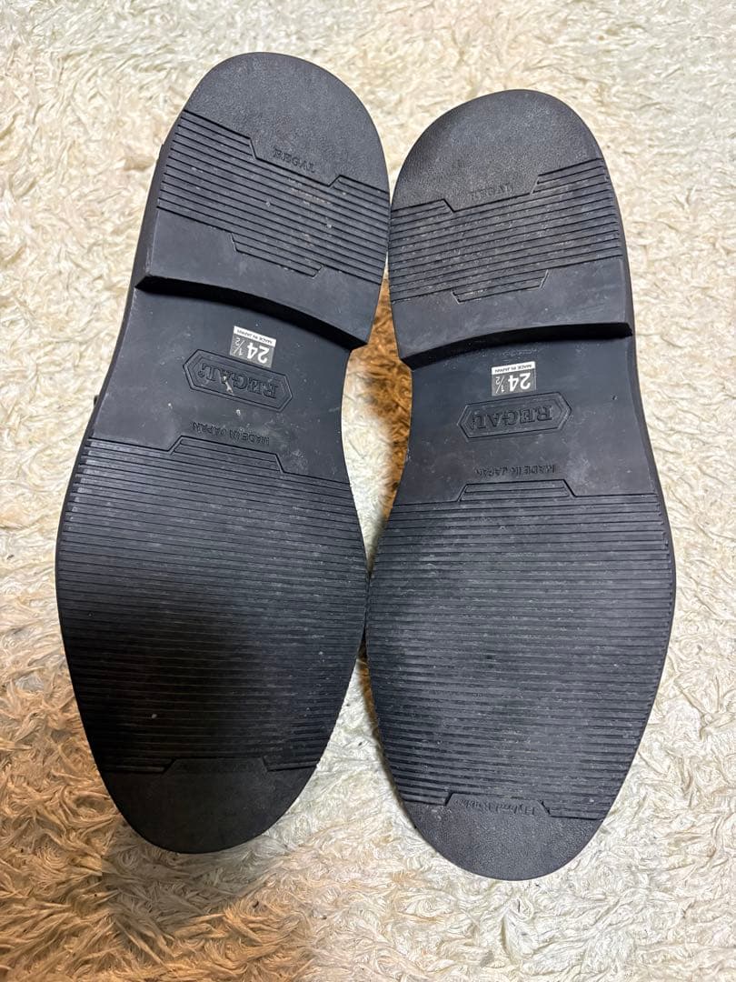 極美品】リーガル JU16 モンクストラップ レザー ブラック 24.5 - メルカリ