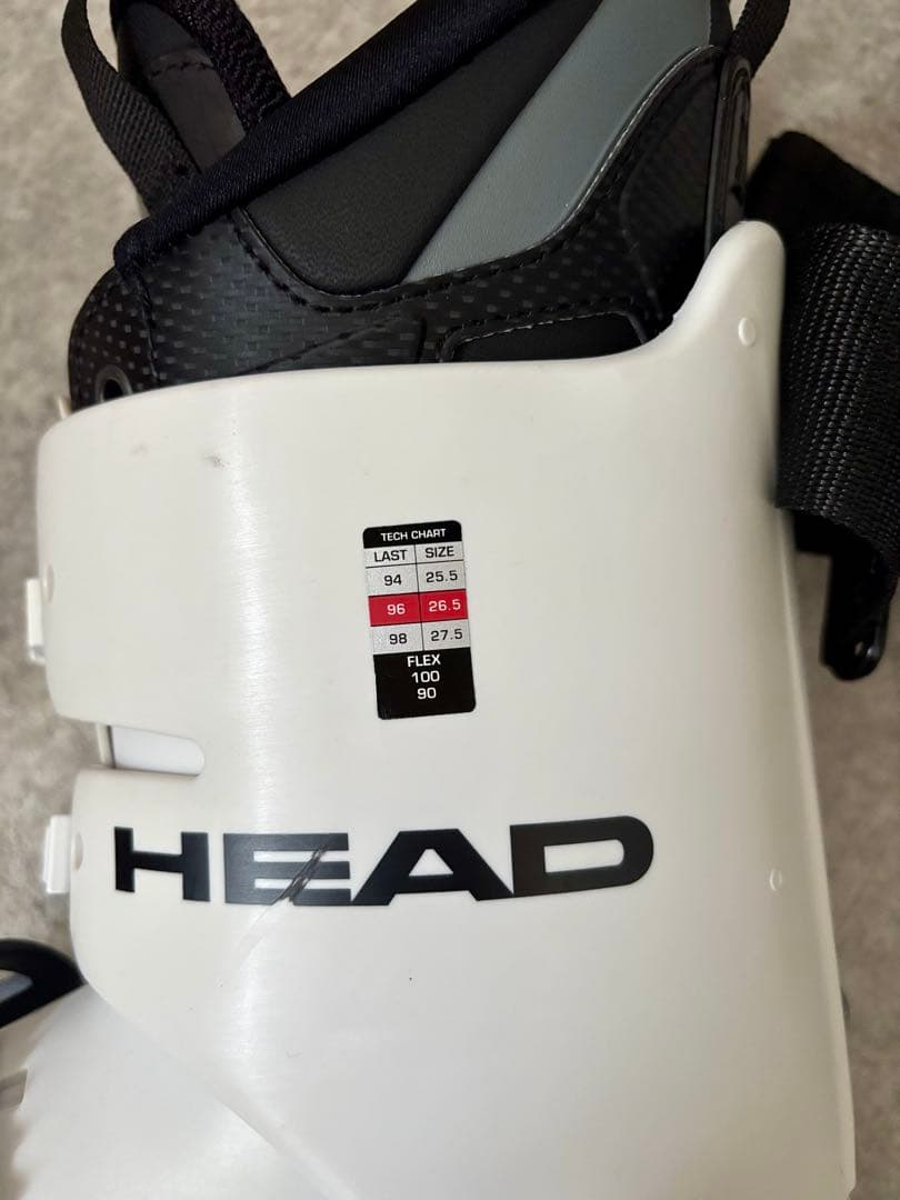 HEAD Raptor WCR 90 スキー用ブーツ ホワイト　23.5cm