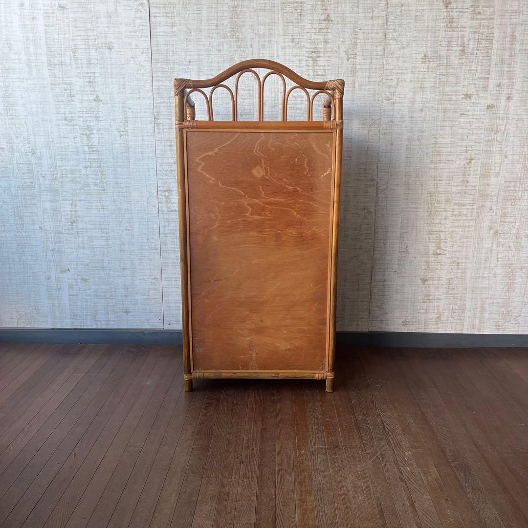 アンティーク】籐家具 ラタンチェスト 6段 収納棚 引き出し 古民家 古