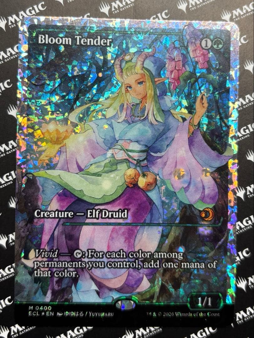 MTG 花を手入れする者 ジャパンショーケース フラクチャーFOIL 英語版