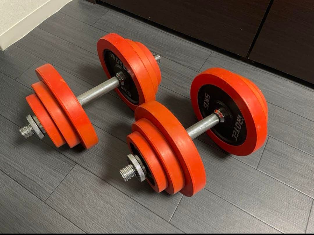 アイロテック ダンベル× Wシャフトセット 20kg×2