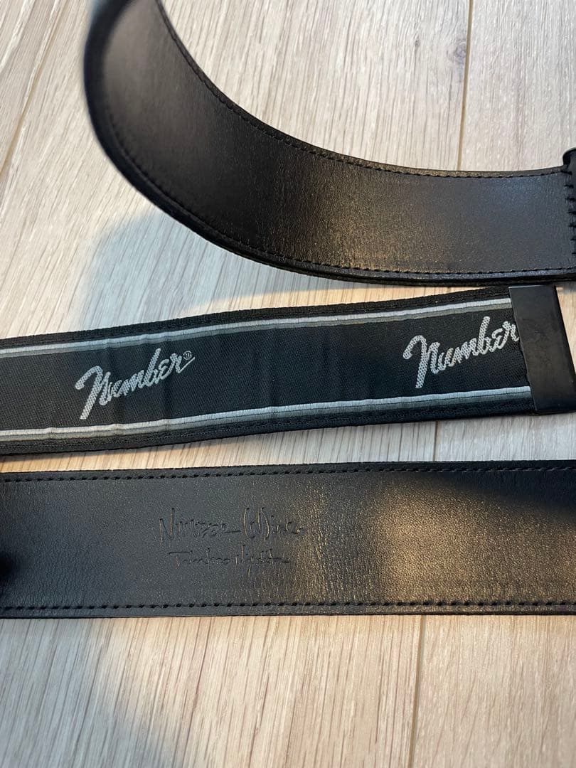 ナンバーナイン フェンダー ベルト 黒 グレー 初期 アーカイブ - メルカリ
