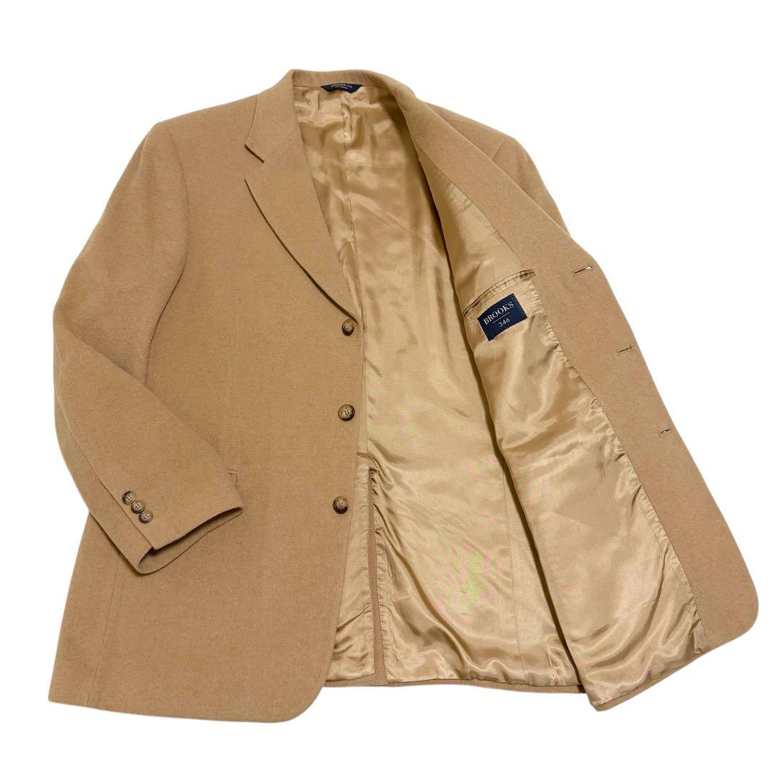 ブルックスブラザーズ　テーラードジャケット　最高級　キャメル100% XXXL 楽天市場】【2/23 10名様限定 10%OFFクーポン!!】 80s USA製