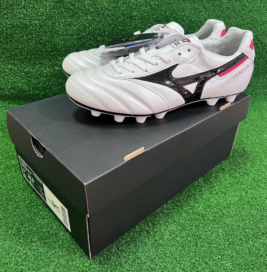 ミズノ モレリア Ⅱ JAPAN【モレリア2】スーパーホワイトパール×ブラック モレリア 2 JAPAN ショートタン スーパーホワイトパール×ブラック