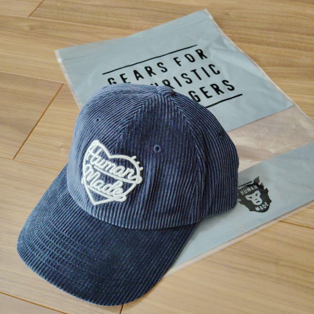 Human Made コーデュロイキャップ ネイビー - メルカリ