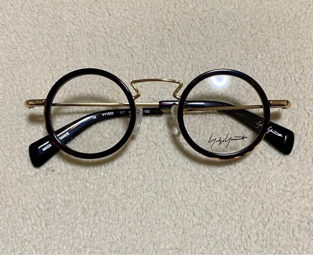 新品　Yohji Yamamoto ヨウジ ヤマモト　眼鏡　丸型　べっ甲　黒　金 楽天市場】Yohji Yamamoto ヨウジヤマモト メガネ 19-0096 1 メガネ