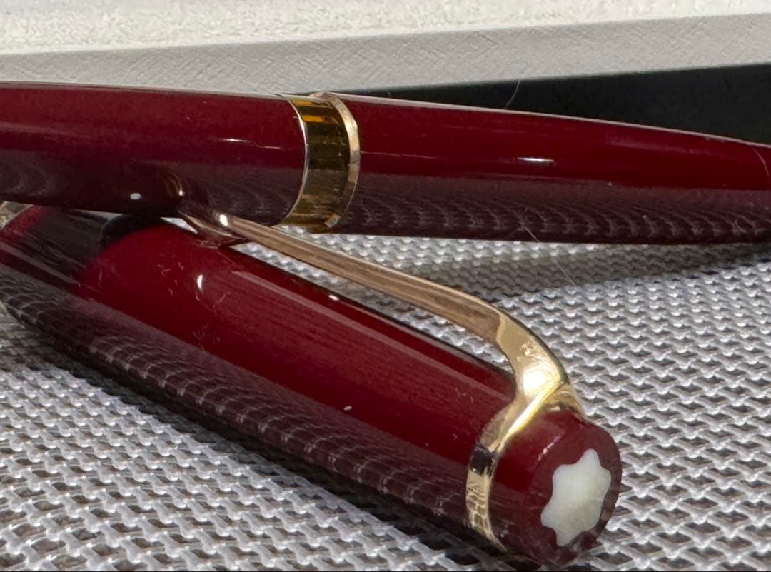 美品】モンブラン万年筆 No12 1960s ペン先18c 750 ボルドー