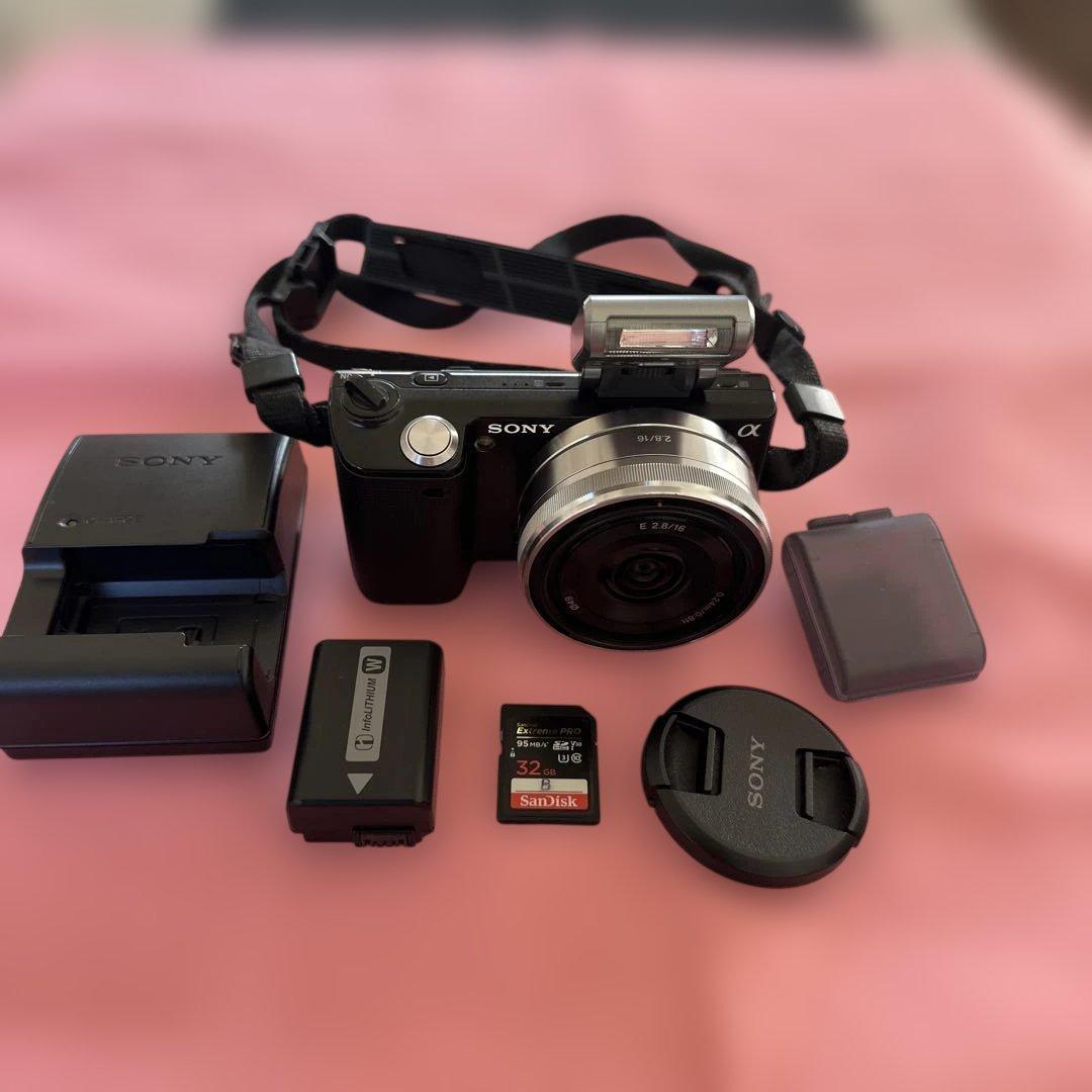 【動作確認済み】SONY NEX—5 Eマウント　ミラーレス一眼カメラ　ブラック Amazon.co.jp: SONY ミラーレス一眼 α NEX-5 ダブルズームレンズキット